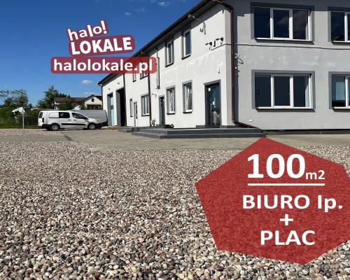 Lokal z placem  przy głównej drodze
