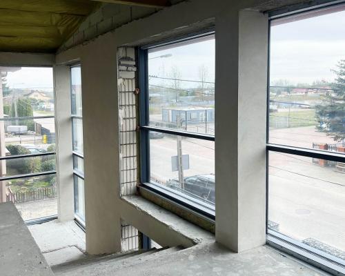 Efektowne biuro. Siedziba firmy.