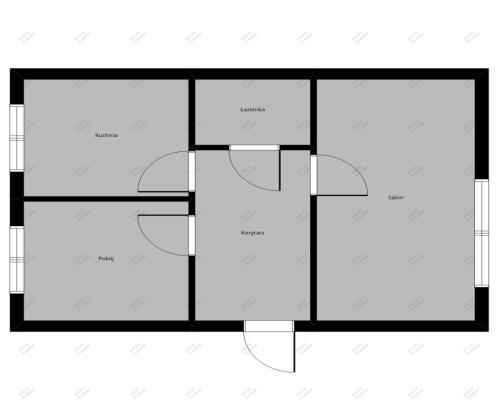 Mieszkanie 2 pokojowe w centrum miasta.