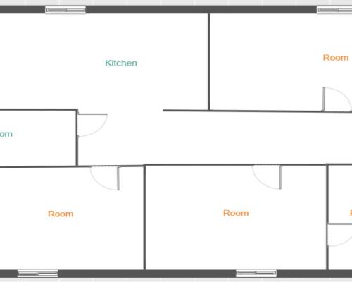 4 pokoje parter Mieszka I