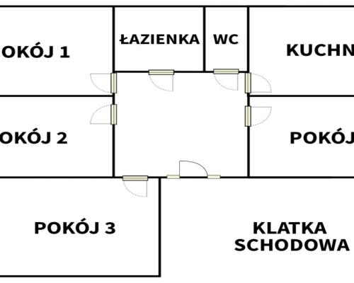 4-pokojowe mieszkanie do remontu w Sejnach