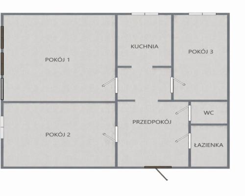 3 pokoje | 62,9 m² | balkon | do remontu | widok