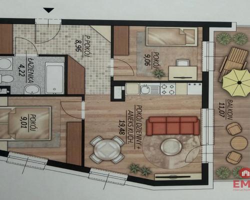 Elegancki apartament, nowy blok,  Os. Piasta