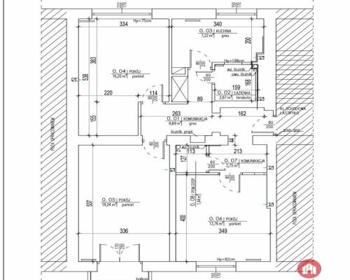 4 kawalerki w Centrum
