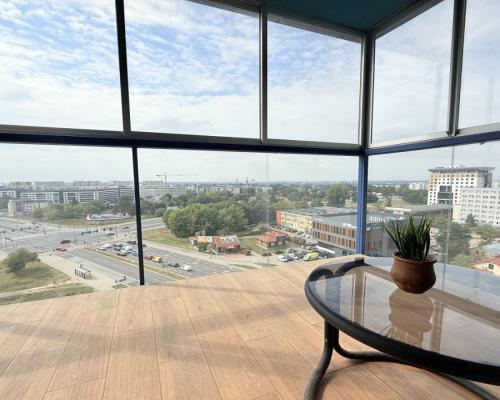 Panorama miasta i 3 oddzielne pokoje