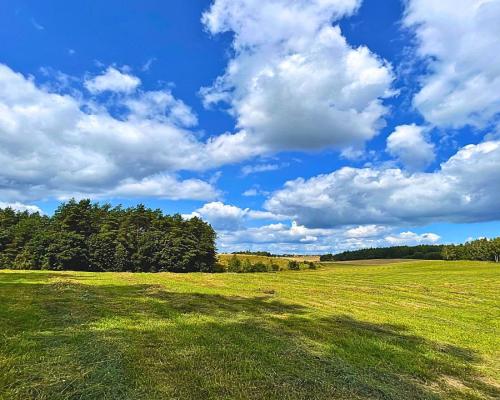 Działka budowlana w pobliżu jeziora.