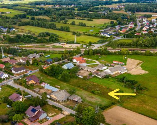 Działka pod lasem, blisko Białegostoku.