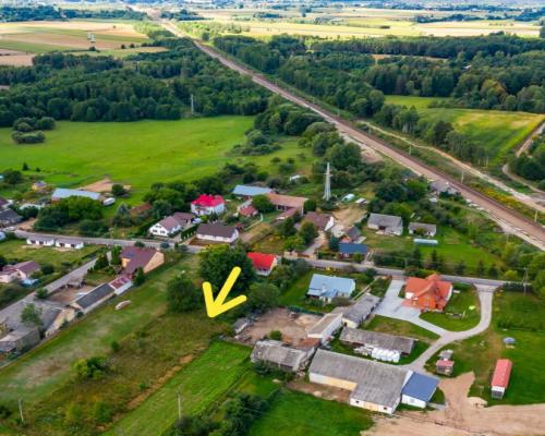 Działka pod lasem, blisko Białegostoku.