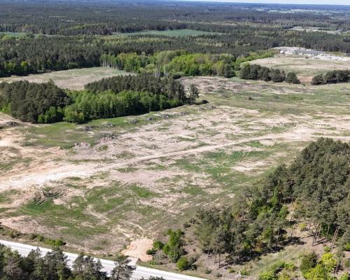 Działka przemysłowa 0,4 ha pod Wasilkowem