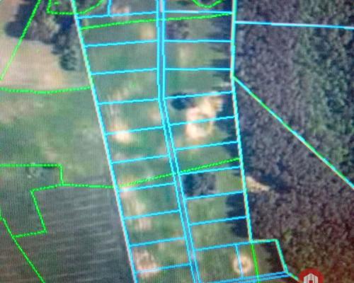 Mazury, jezioro Garbas, duża działka.