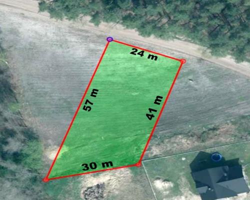 Działka budowlana 1183 m2. Solniczki.