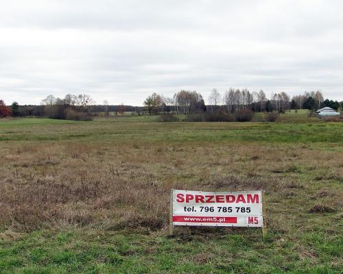 Działka rolno-budowlana 1,15 ha, Królowy Most