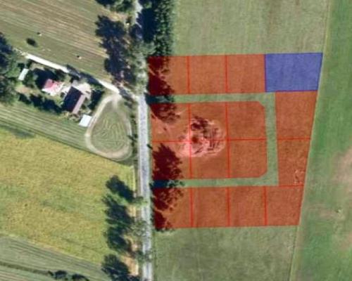 Działka budowlana 1425 m2, Rafałówka