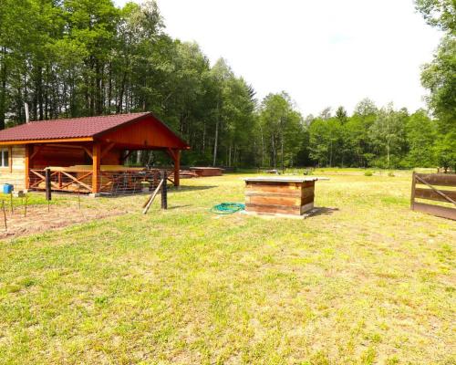 Działka budowlana, staw, ogrodzenie