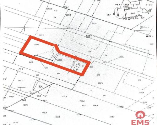 Działka budowlana, staw, ogrodzenie