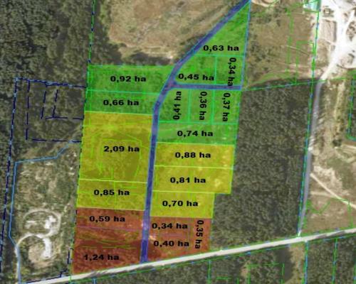 Działka przemysłowa 0,34 ha pod Wasilkowem