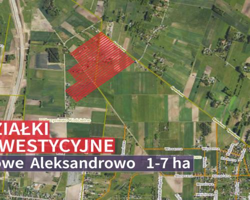 Tereny inwestycyjne w Nowym Aleksandrowie