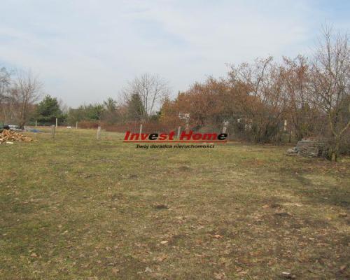 Płaska działka w spokojnej okolicy.