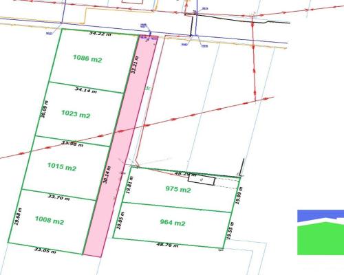 Krępa gm. Poddębice - działki z WZ o pow. 1000 m2