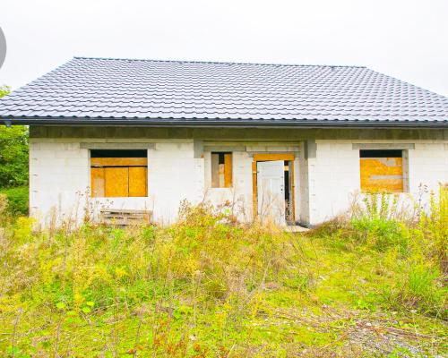 Dom wolnostojący w stanie surowym otwartym