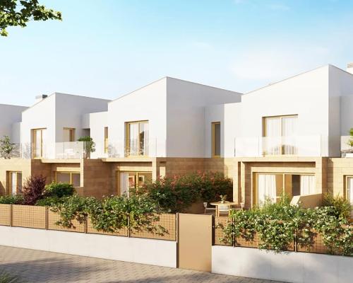 Domy szeregowe zaledwie 400m od morza w Denia