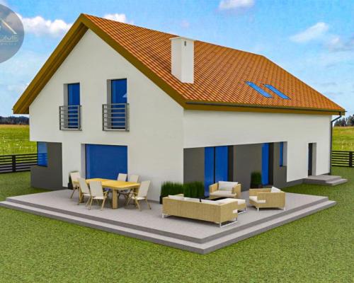 DOMY WOLNOSTOJĄCE W LUTOMI DOLNEJ/ 157M2/5 POKOI