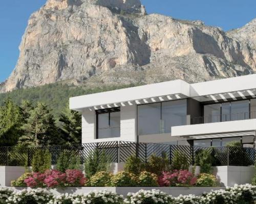 Doskonała willa z widokiem na góry w Polop