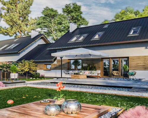 Dom z garażem blisko Świdnicy/ 158m2/ Milikowice