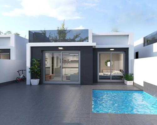 Willa z basenem 1 km od plaży w San Javier