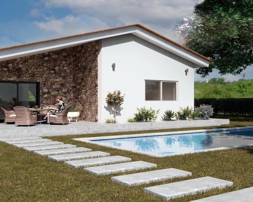 Wiejski dom w malowniczym otoczeniu