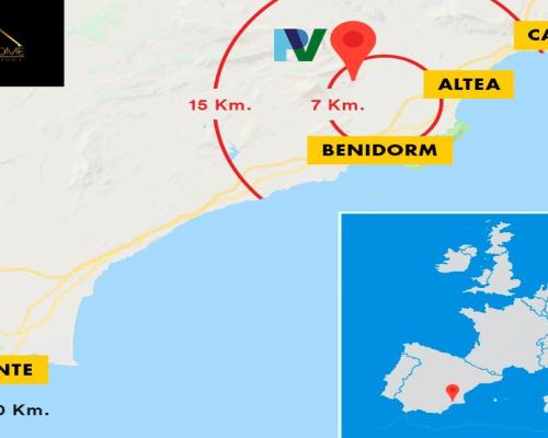 Wille z górach z widokiem na morze