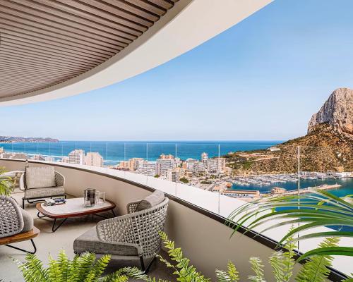 Luksusowy apartament z widokiem na morze w Calpe
