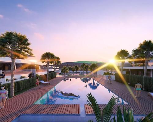 Apartament przy polu golfowym w Algorfa