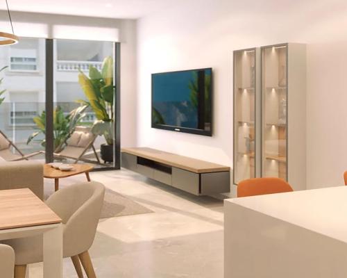 Nowy apartament 190 metrów od plaży w Torevieja