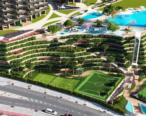 Wytworny apartament przy plaży z widokiem na morze