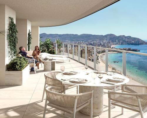Apartament z widokiem na morze w Benidormie