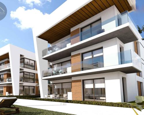 Apartament z dużym tarasem 800 m od plaży