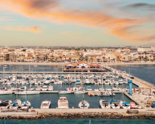 Apartament z dużym tarasem 800 m od plaży