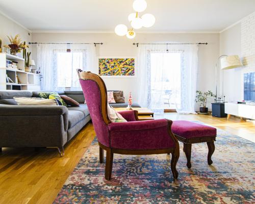 Niepowtarzalne mieszkanie z tarasem i ogrodem