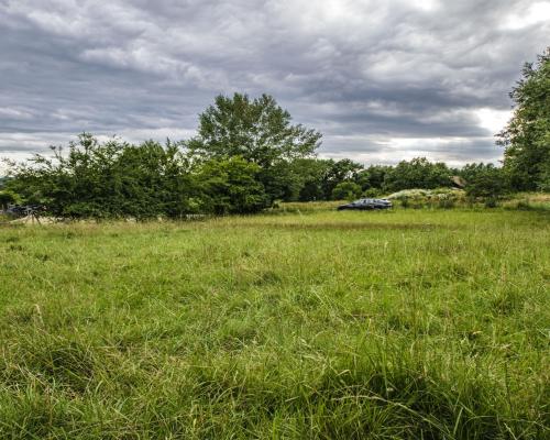 DZIAŁKA BUDOWLANA W GRODZISZCZU/ WIDOK NA GÓRY