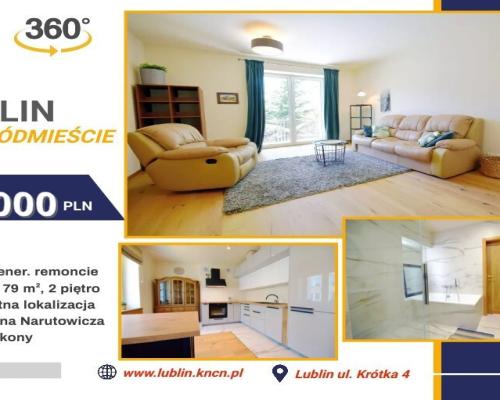 Prestiżowe mieszkanie, wyskoki standard, 2 balkony.