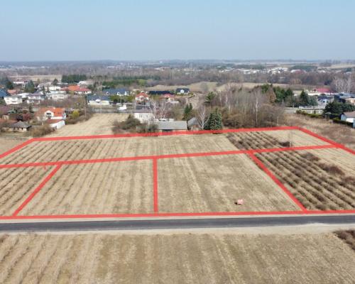 Działka 22 MN 1072 m2 w Końskowoli gm. Puławy.