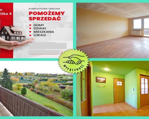 Blisko Nałęczowa, 3 pokoje z garażem i działką.