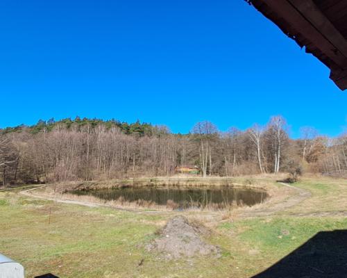 Dom w budowie nad rzeką dz. 2924 m²  Natura 2000