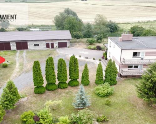 Dom 156m² + Hala/Garaże  160m² | Działka 5800m²