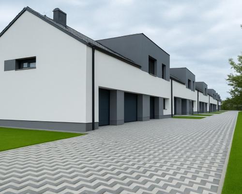 Skrajny szereg z dużym ogrodem Pompa ciepła Iwiny