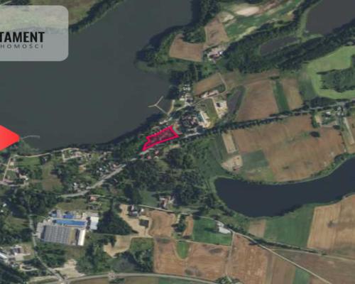 Pięknie położona działka przy jeziorze- Dobiegniew
