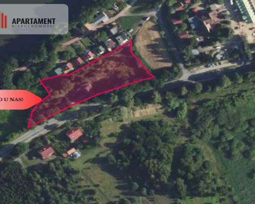 Pięknie położona działka przy jeziorze- Dobiegniew