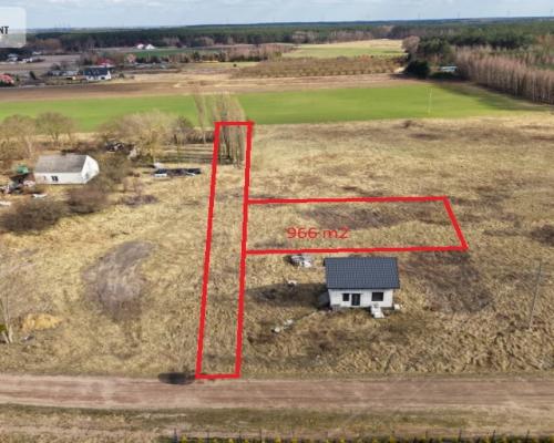 Idealna działka pod dom! 966 m² Gzin – las, spokój