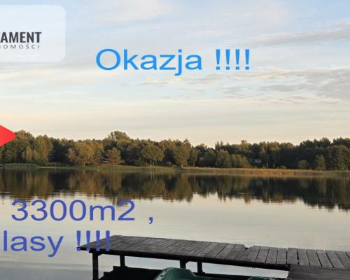 Działka blisko jeziora ,las, 3300m2